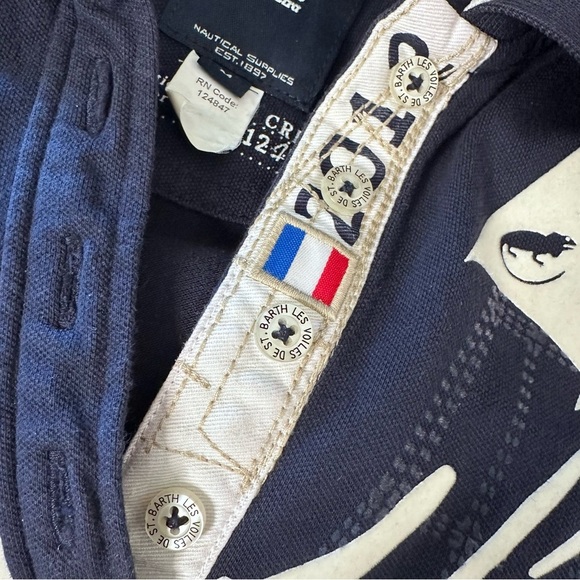 Gaastra | Saint Barthélemy Nautical Polo Dress Navy Size Medium - Picture 10 of 11